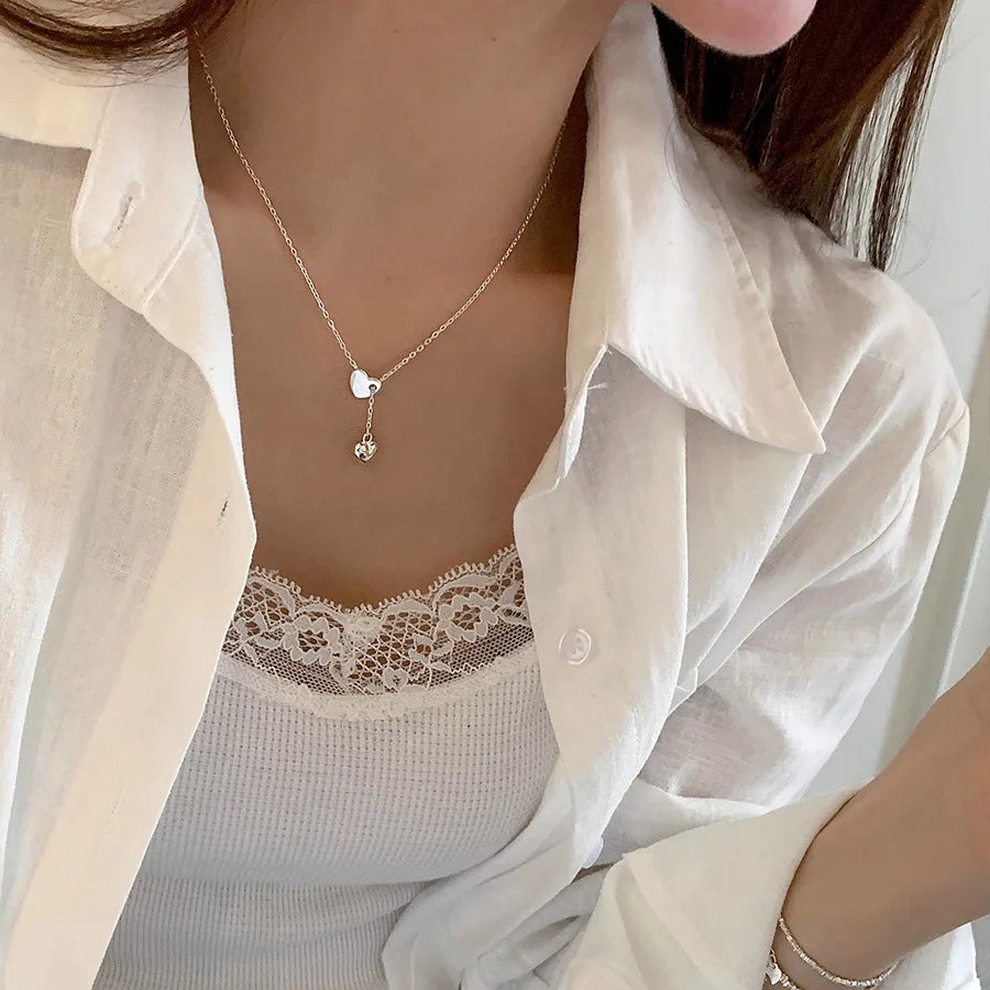 Amour - 925 Sterling Silver Necklace